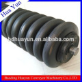 conveyor roller assembly parts idler cup and sealing impact rubber roller